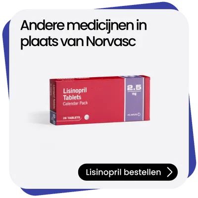 Lisinopril alternatief Norvasc