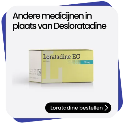 Loratadine alternatief Desloratadine