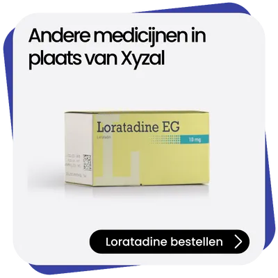 Loratadine alternatief Xyzal