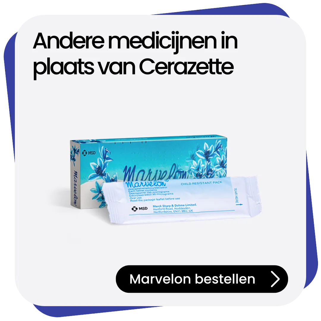 Marvelon alternatief Cerazette