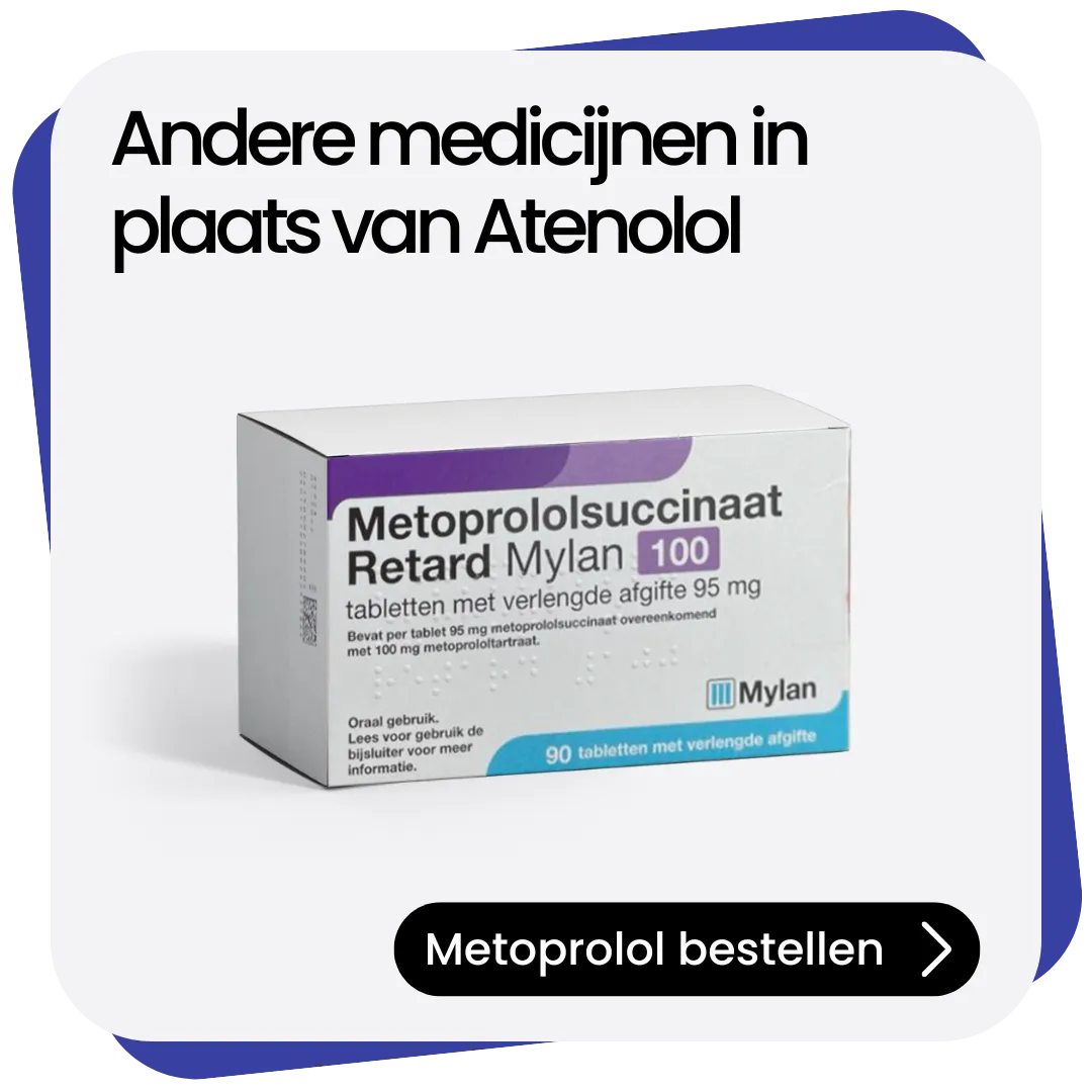 Metoprolol alternatief Atenolol