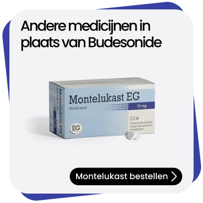 Montelukast alternatief Budesonide