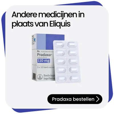 Pradaxa alternatief Eliquis