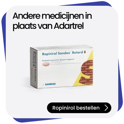 Ropinirol alternatief Adartrel
