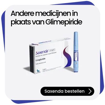 Saxenda alternatief Glimepiride
