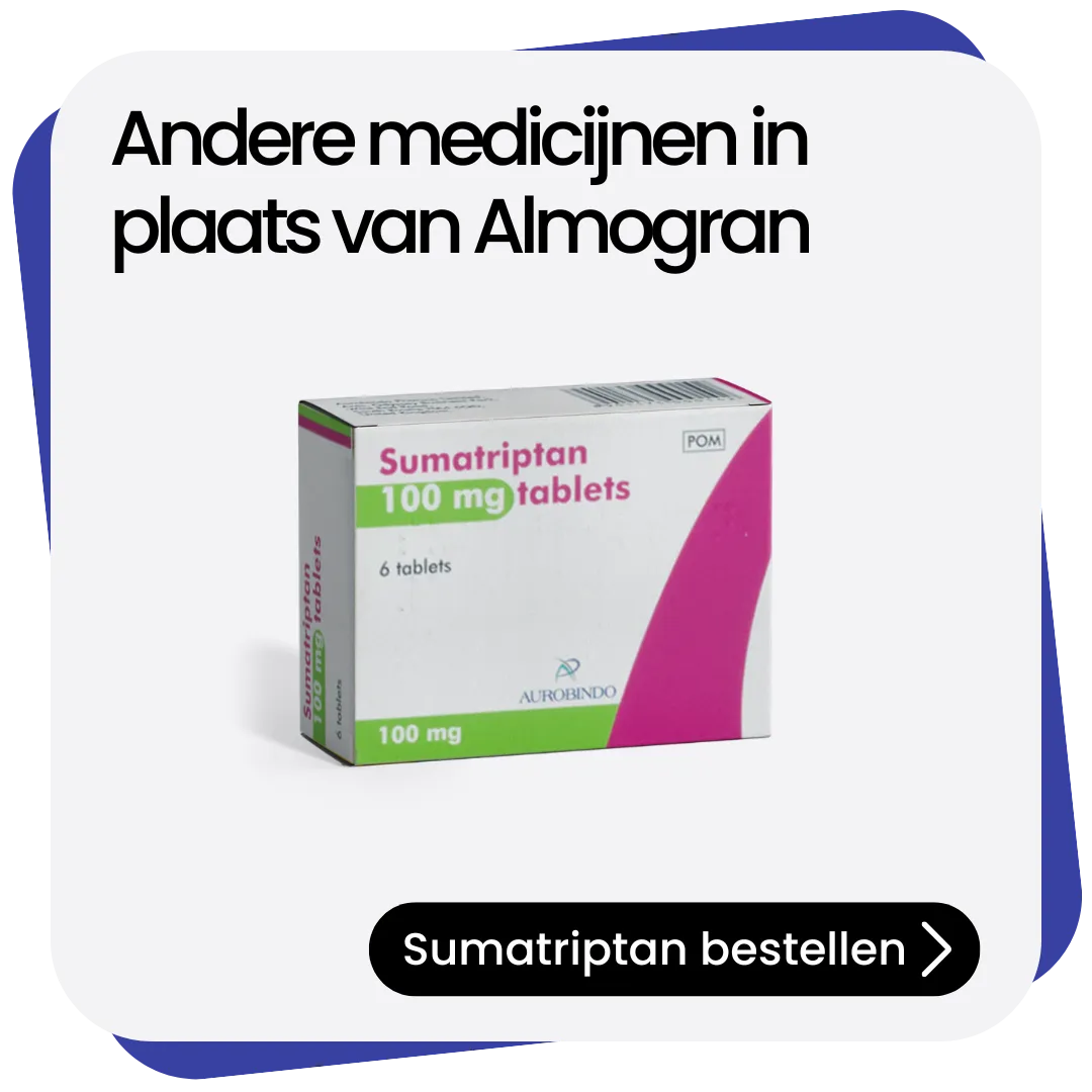 Sumatriptan alternatief Almogran