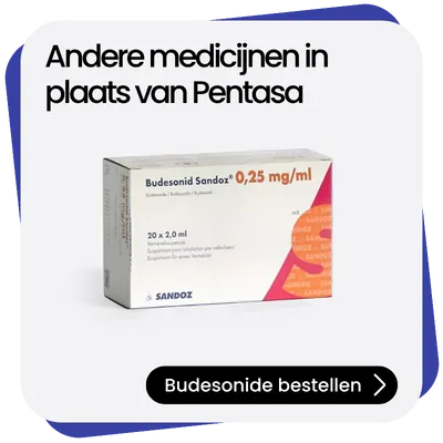 Budesonide alternatief Pentasa