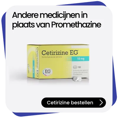 Cetirizine alternatief Promethazine