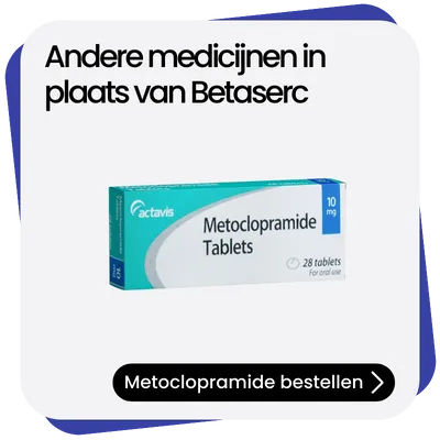 Cinnarizine alternatief Betaserc