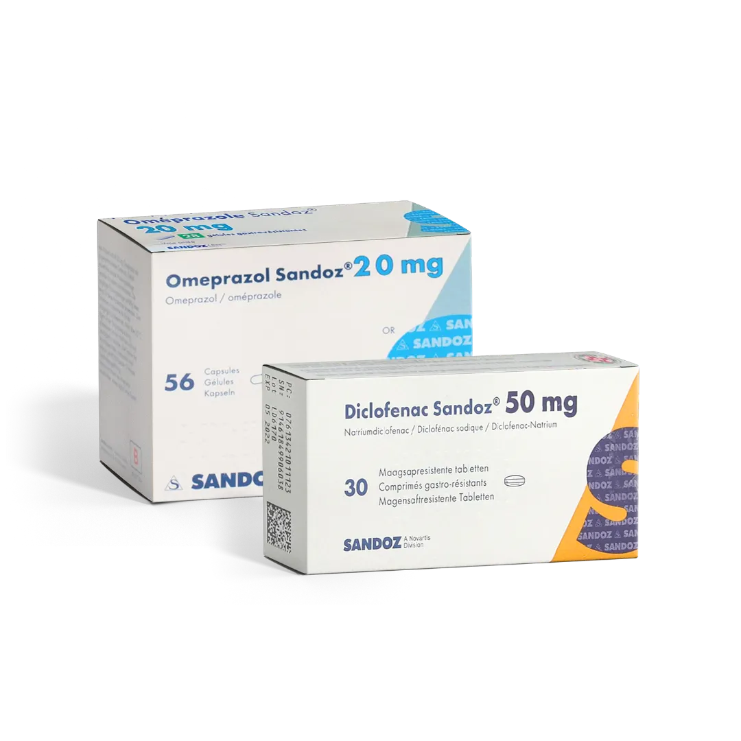 Diclofenac + Omeprazol kopen