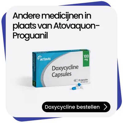 Doxycycline alternatief Atovaquon-Proguanil