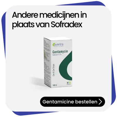 Gentamicine alternatief Sofradex
