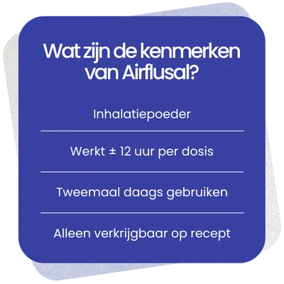 Kenmerken van Airflusal