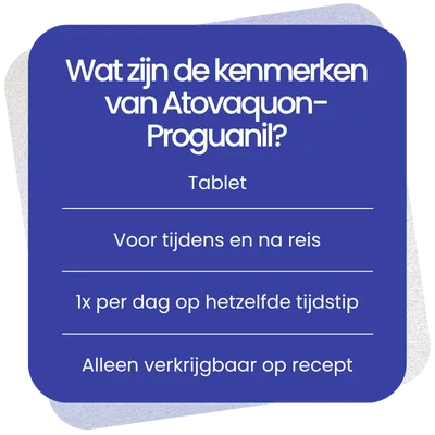 Kenmerken van Atovaquon-Proguanil