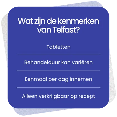 Kenmerken van Telfast