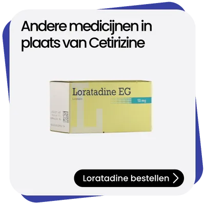 Loratadine alternatief Cetirizine