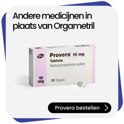 Provera alternatief Orgametril