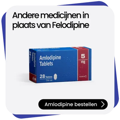 Amlodipine alternatief Felodipine