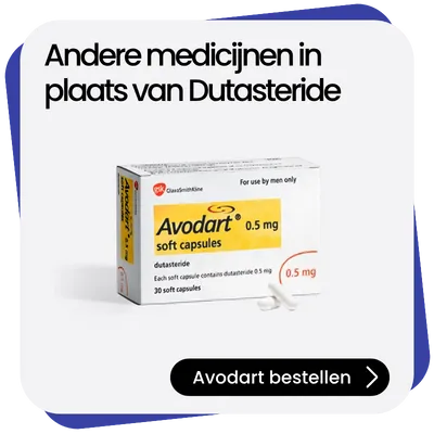 Avodart alternatief Dutasteride