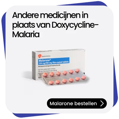 Malarone alternatief Doxycycline-Malaria