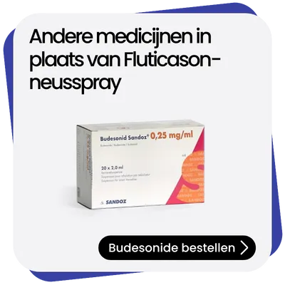 Budesonide alternatief Fluticason-neusspray