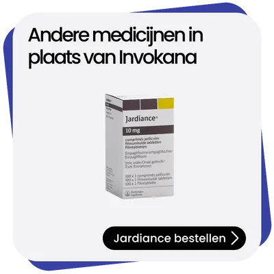 Jardiance alternatief Invokana