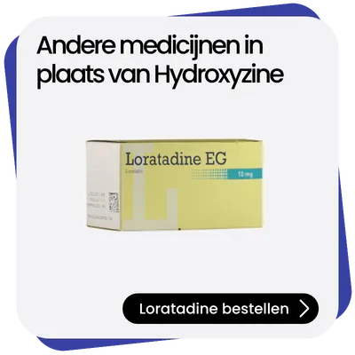 Loratadine alternatief Hydroxyzine