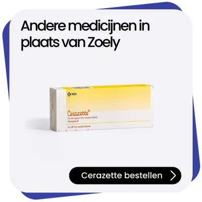 Cerazette alternatief Zoely