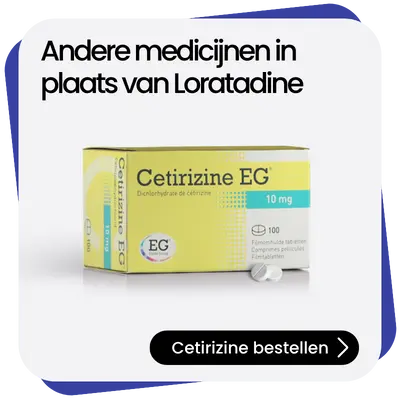 Cetirizine alternatief Loratadine
