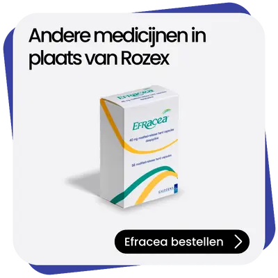 Efracea alternatief Rozex
