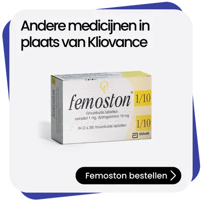 Femoston alternatief Kliovance