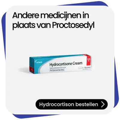 Hydrocortison alternatief Proctosedyl