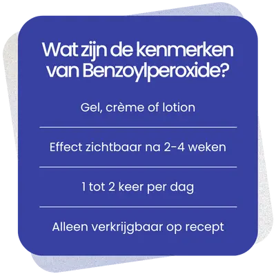 Kenmerken van Benzoylperoxide