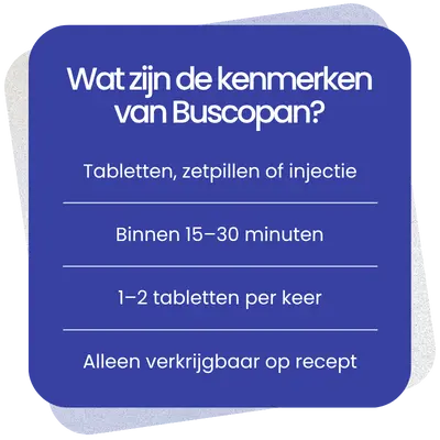 Kenmerken van Buscopan