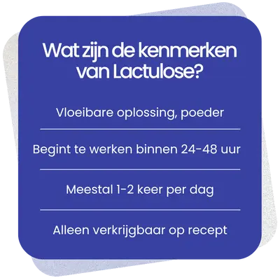 Kenmerken van Lactulose
