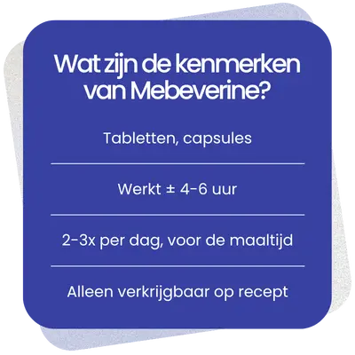 Kenmerken van Mebeverine