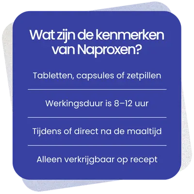 Kenmerken van Naproxen