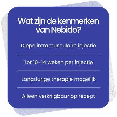 Kenmerken van Nebido