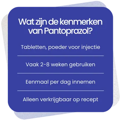 Kenmerken van Pantoprazol