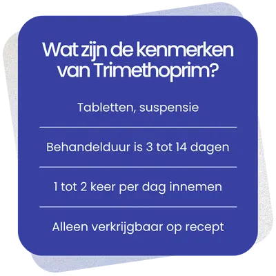 Kenmerken van Trimethoprim