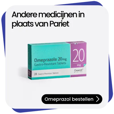 Omeprazol alternatief Pariet