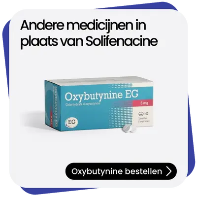 Oxybutynine alternatief Solifenacine
