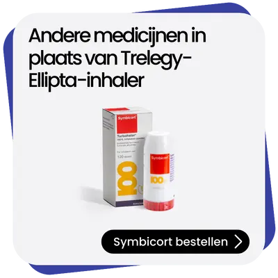 Symbicort alternatief Trelegy-Ellipta-inhaler